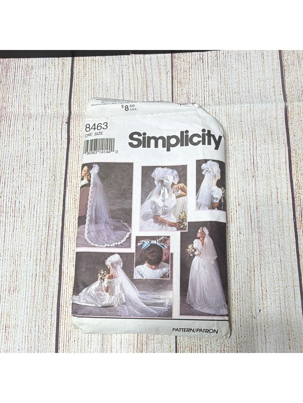 Simplicity 8463 Sewing Pattern Bridal Veils, Wedding Headpiece & Shoe Decor